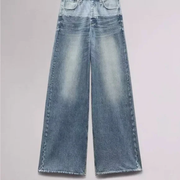 Rag&bone miramar terry Sofie wide leg pant - Picture 2 of 12